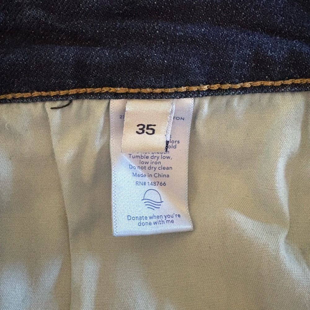 Oliver Logan Aberdeen Wide Leg Cropped Timbers Dark Wash - Picture 14 of 15